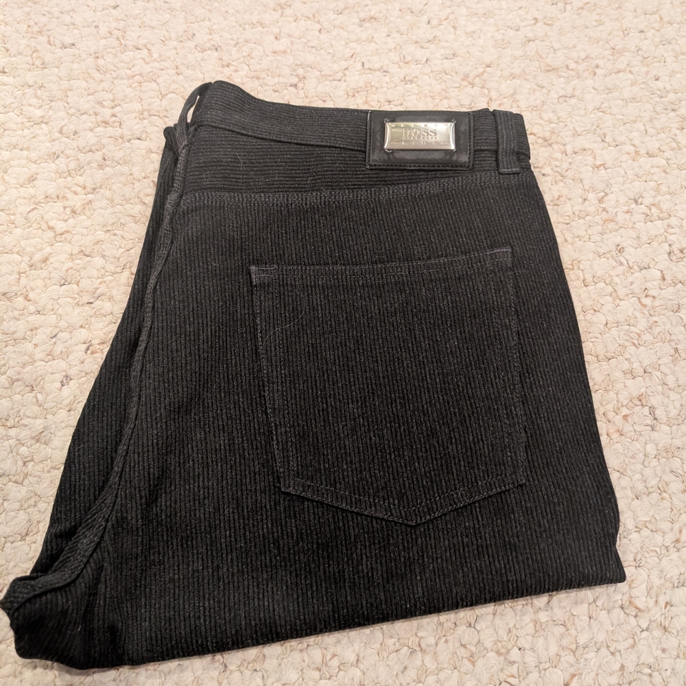 Black CORDUROY BOSS